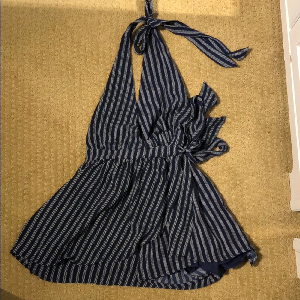 Striped romper